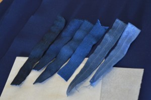 shades of blue - getting the dye mix right