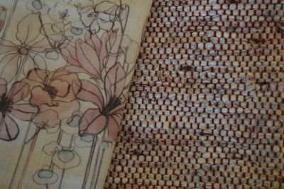 rag woven fabric with the original fabric